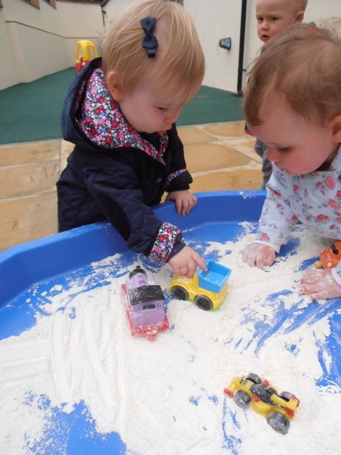 outdoor play area at Hook-A-Gate Pre-School & Nursery