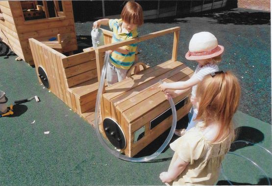 Outdoor facilities at Hook-A-Gate Nursery