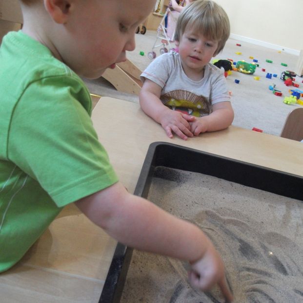 sand play at hook-a-gate nursery
