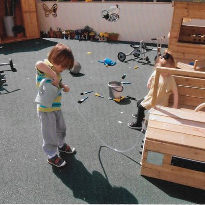 Playtime at Hook-A-Gate Nursery