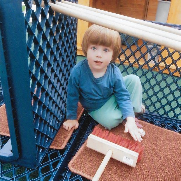outdoor play area at Hook-A-Gate Pre-School & Nursery